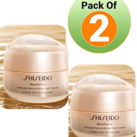 2x Shiseido Ginza Tokyo Benefiance Eye Cream 0.51oz – Anti-Aging, New in Box - Picture 1 of 4